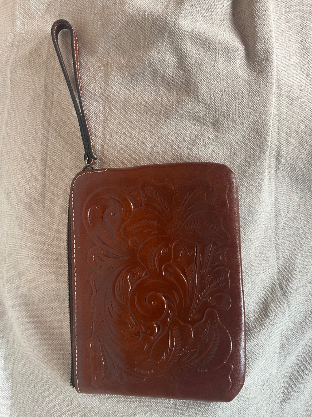 Patricia Nash Leather Wristlet